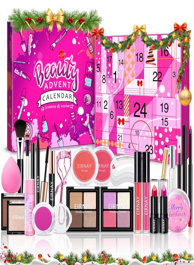 EIRNAY Makeup Advent Calendar 2025, 24 Days Christmas Gift Makeup Sets For Women Teen Girl, 2025 Xmas Countdown Calendar Cosmetics Holiday Surprise Make Up Gift Kits for Women Full Kit - Image 1